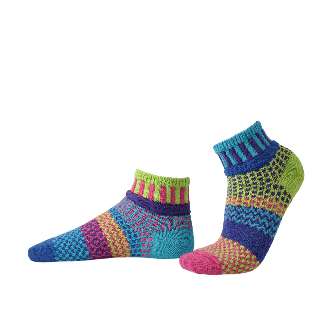 Solmate Quarter Socks, Bluebell