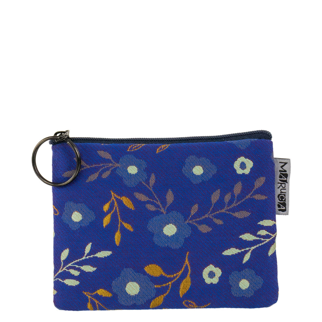 Maruca Designs, Coin Purse Flora Cobalt